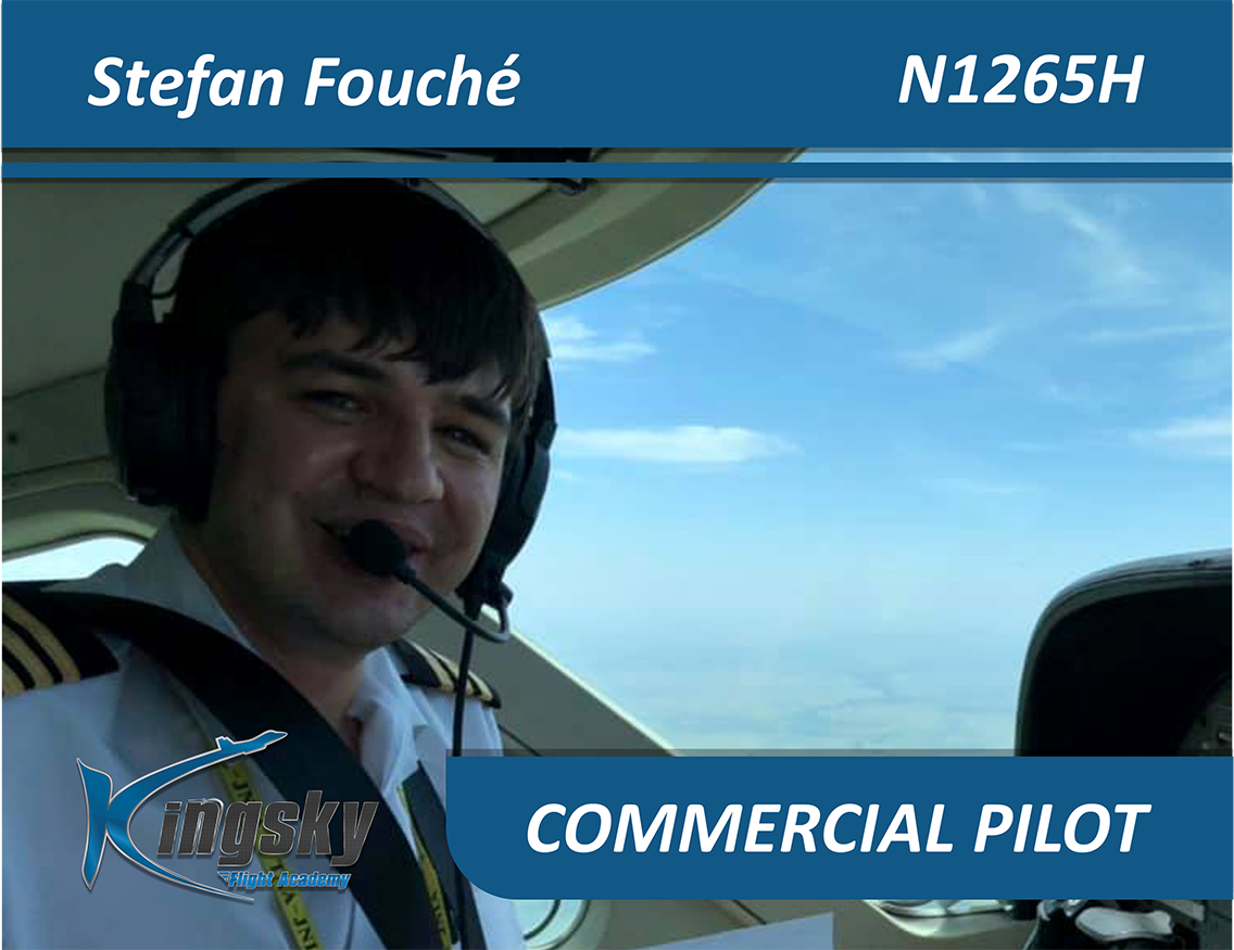 portrait of commercial pilot
