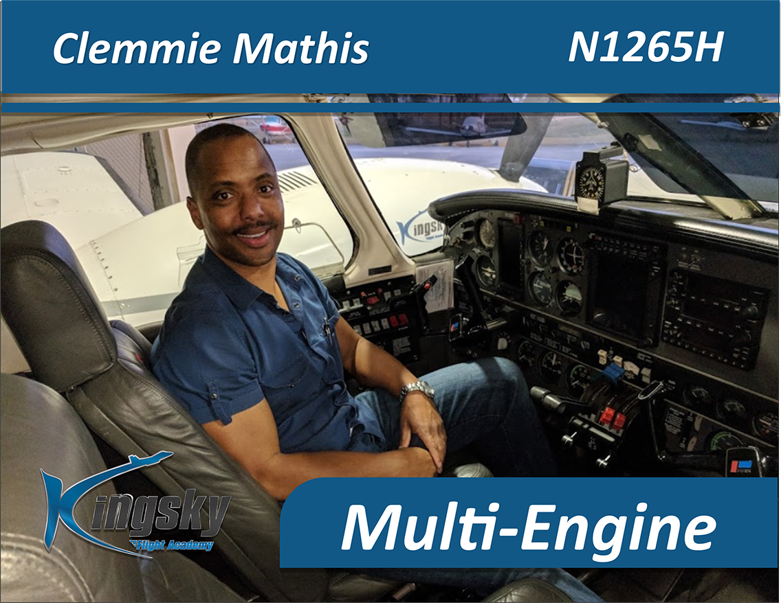 Multi Engine graduate Clemmie Mathis