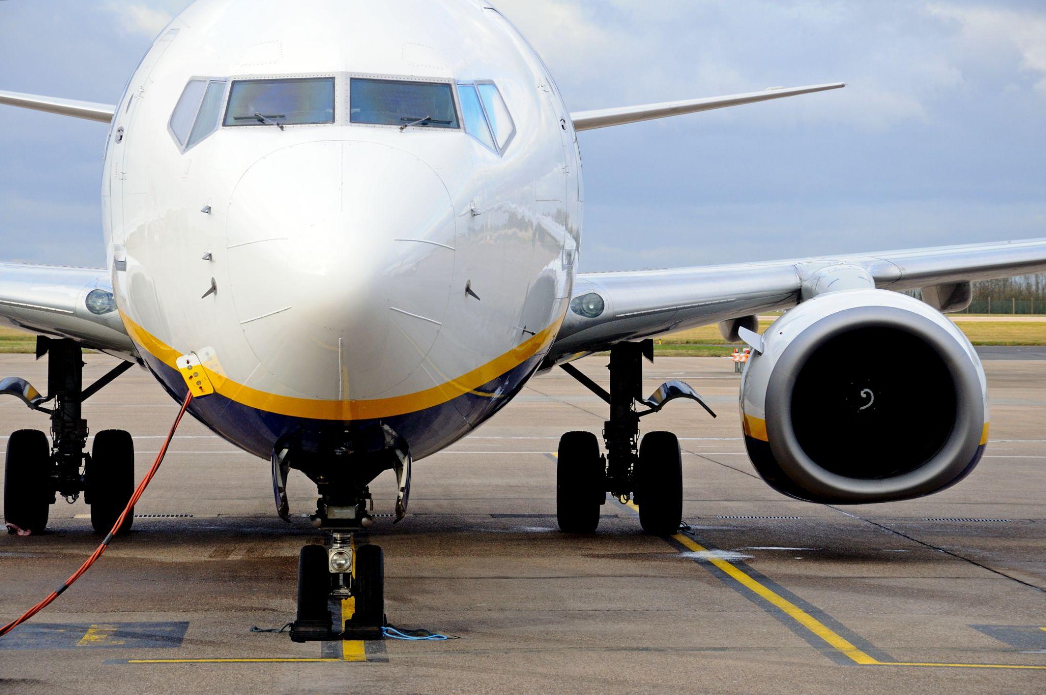 Boeing 737 airplane.