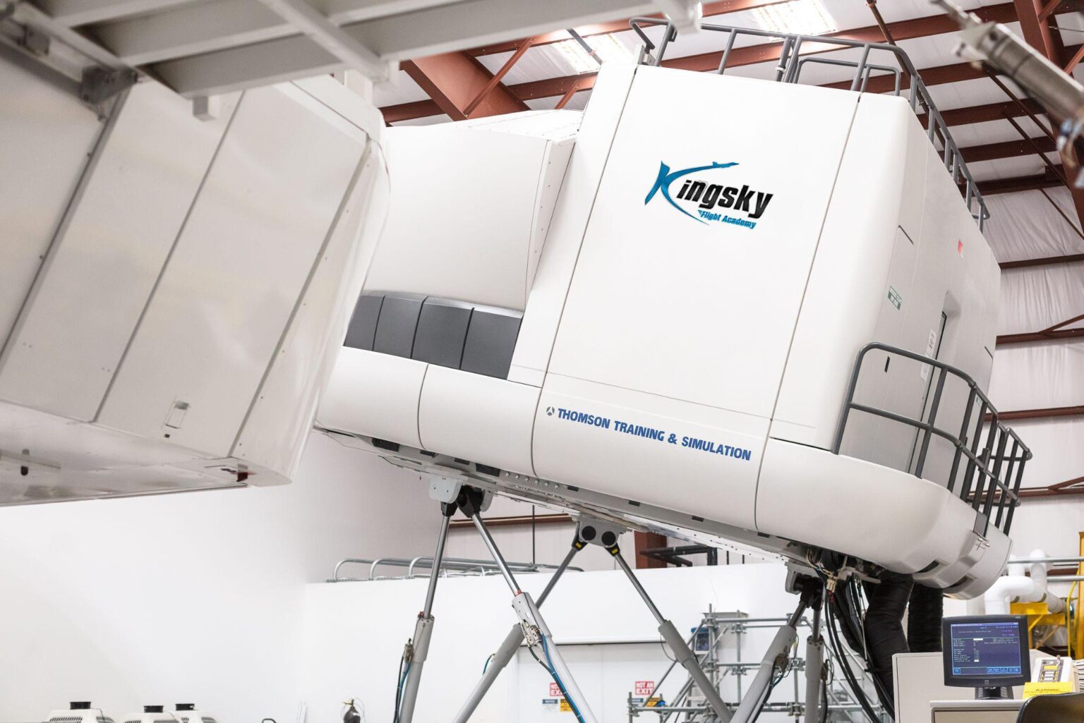 Kingsky Flight Academy simulator for flight training. 